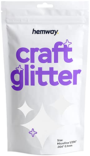 Hemway Craft brillo 100g 3,5 oz Microfino 1/256" .004" 0.1MM (blanco) Cover