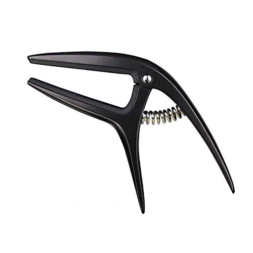 U/K Capo de guitare en alliage de zinc, mode capo noir avec clip pour appuyer sur le bouton confortablement et pratique. - Les Beatles, Paul McCartney, John Lennon, RIngo Starr, George Harrison U/K Capo de guitare en alliage de zinc, mode capo noir avec clip pour appuyer sur le bouton confortablement et pratique. – Image 3