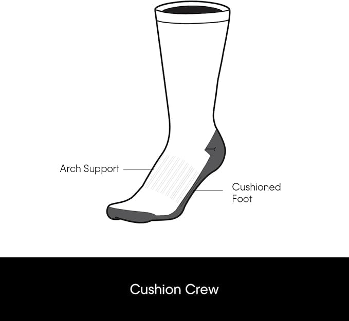 Calvin Klein Men's Crew Socks - 4 Pack Soft Cotton Blend Cushioned and Cuffed Dress Socks for Work & Daily Wear (Size: 7-12)3