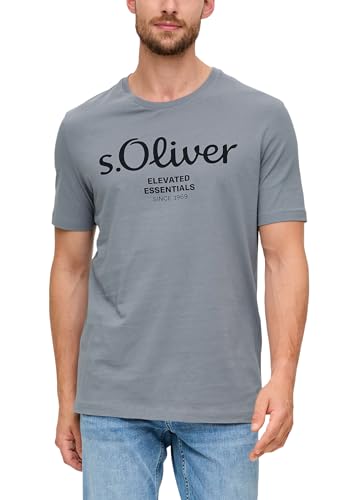 s.Oliver Baumwoll-T-Shirt mit Logo-Print