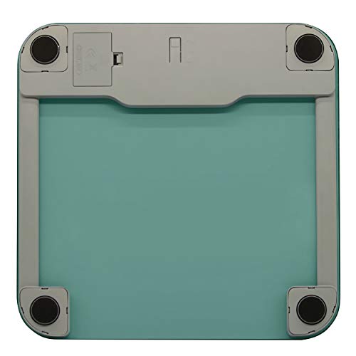 Taylor Digital Glass Bathroom Scale For Body Weight, Large Durable Platform, Extra High 500 Lb Capacity, Large 3.5"X1.7" White Backlit Display, Sea Foam Green #TOP6