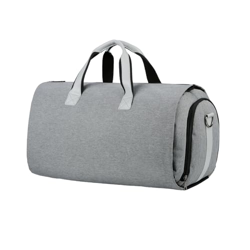 Bolsa para ropa de viaje, bolsa de traje para hombre, saco de traje con compartimento para zapatos, 2 en 1, maletín colgante, funda para traje, bolsa de viaje de negocios, funda para traje y vestido,