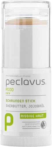 Ruck Peclavus Schrunden Stick mit Sheabutter und Jojobaöl, Schrundensalbe gegen Hornhaut und Risse an der Fußhaut