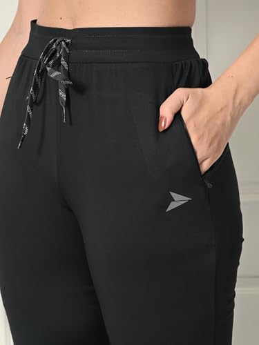 Image of FITINC Premium Trackpant with Zippers Pockets for Women - Best for Gym, Yoga, Workout and Casual Wear