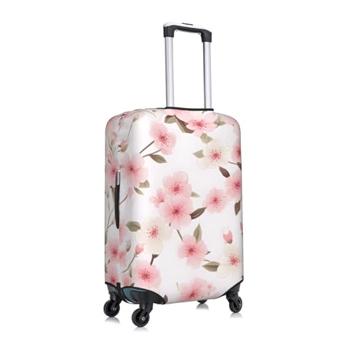 Pink Cherry Luggage covers for Suitcase Japanese Flower Floral Travel Luggage Cover Suitcase Protector Washable Suitcase Cover Anti Scratch Dirt Covers Fit 25-28 inch3