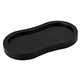 immagine prodotto BINHAI macina sale e pepe, set macina pepe in legno kit macine manuali solido con forte smerigliatrici in ceramica regolabile 2 pezzi 8 pollici (C Vassoio Black Mill)