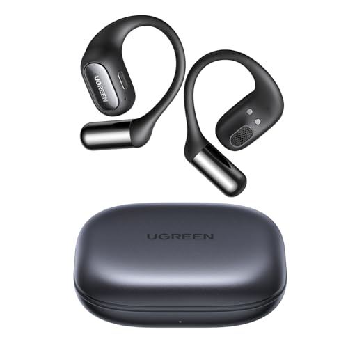 UGREEN FitBuds 2 Słuchawki Otwarte, 28h Odtwarzania, AI Redukcja Szumów, IPX5, Bluetooth 6.0, Sterowanie przez Aplikację, Dźwięk Przestrzenny