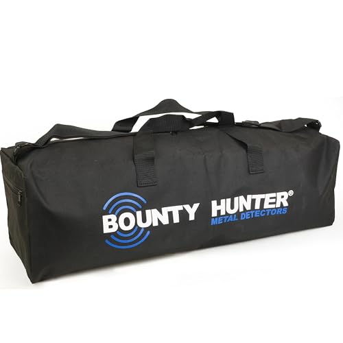 Bounty Hunter Metal Detector Bag – Weather-Resistant Nylon Carrying Case with Accessory Pocket & Handles, Fits S-Rod Models – Durable Storage & Travel Protection – Made in USA