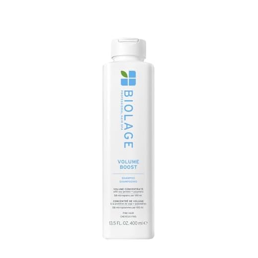 Biolage Volumen-Shampoo für feines und dünnes Haar, feuchtigkeitsspendend, Volumen und Stärke, angereichert mit Sojaprotein und Polymern, Volume Boost, 400 ml