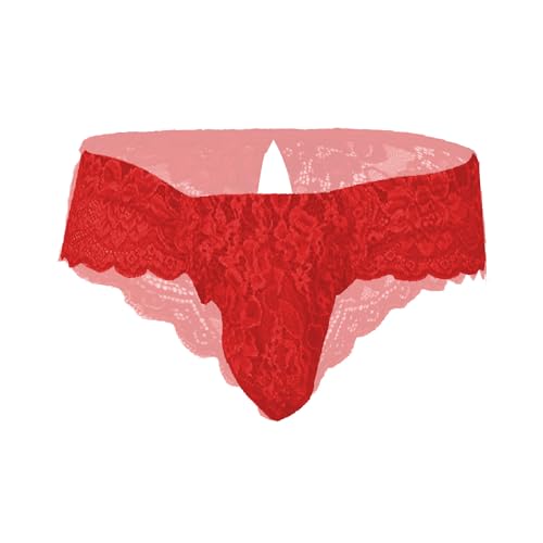 Image of MYZA Men's Lycra Lace Half Coverage Lace Brief Underwear