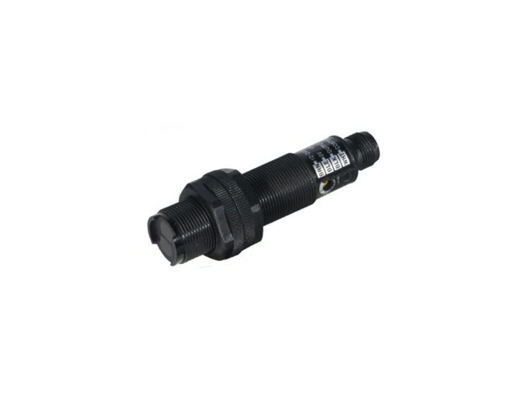 BRP200-DDTN-P, Autonics Photo Sensor, Diffuse Reflective, M18 Round Plastic, 200m Sensing, Light & Dark On, PNP Output, 12-24 VDC