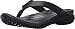 crocs Women's Capri Flip-Flop, Black/Graphite, 9 M US