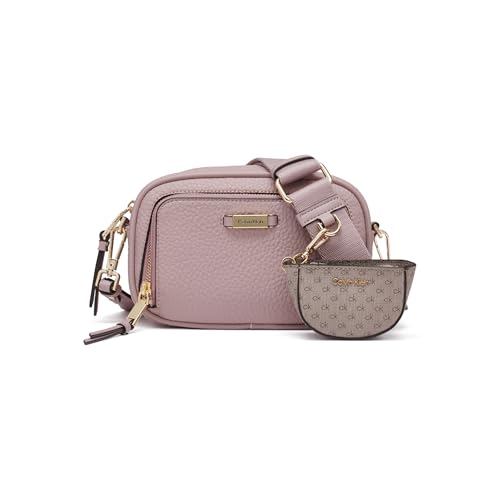 Calvin Klein Women's Zulle Camera Bag Crossbody Handbag, Pink, OS - image 1