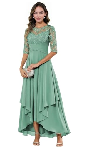 Mother of the Bride Dresses for Women Lace Appliques High