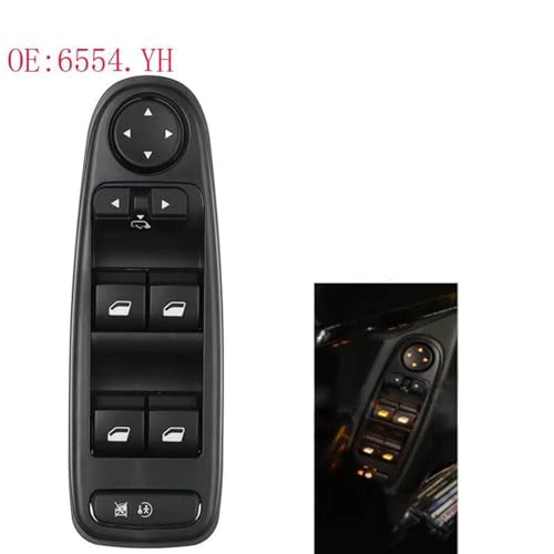 Interrupteur lève-vitre Citroën C4 bloqué : solution de remplacement 6554.YH