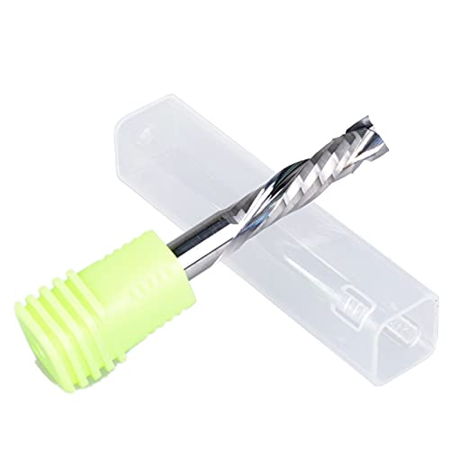 BERWENNY 6/25mm Up Down Cut 2 Flutes Carbide End Mills Tool Milling Cutters Compatible with CNC Compression Wood Router Bit