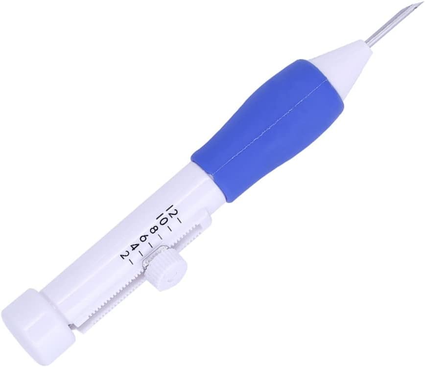 Punch Needle Embroidery Needles Sewing Threader Supplies Kit Pen Set Yarn Crochet Knitting - (Color: As Shown, Size: M)