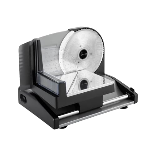 Cortadora de carne y pan eléctrica de acero inoxidable 200W miniatura 4