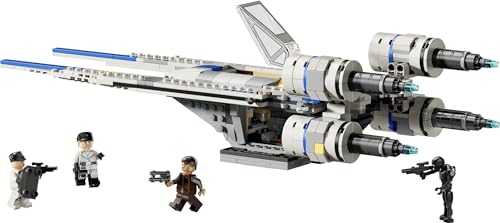 Star Wars 75399 U-Wing Starfighter Ribelle - Astronave Giocattolo da Costruire con Funzione Swing-Wing, 3 Minifigure e 1 Droide K-2SO - Regalo per Bambini da 8 Anni Fan della Stagione 2 di Andor - Lego - Immagine 9