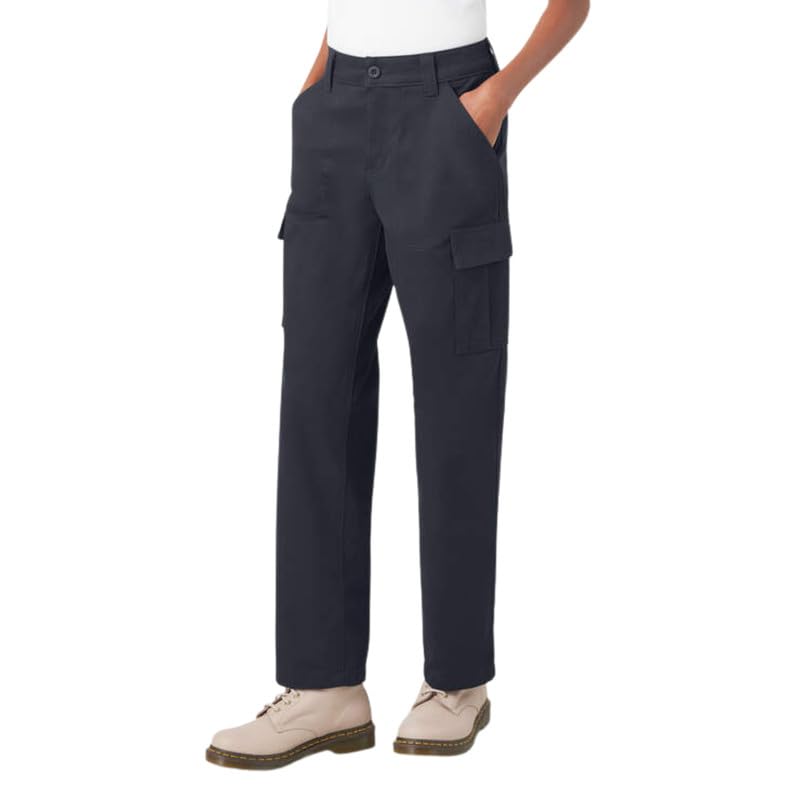 Dickies Women's Cotton Cargo Pant, Dark Navy, 27 Regular - image 4