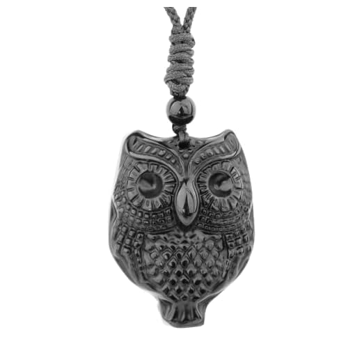 ASGIFT Black Obsidian Protection Pendant