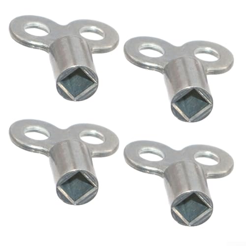 4 chiavi di sfiato per termosifoni da 5 mm quadrato interno per una facile manutenzione