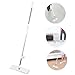 Healeved Industrial Grade 50 Inch Floor Sweeper Multi-Function Mop for Floor Wall Self-Wringing 36cm Wide Cleaning Path Rotating Mop Head