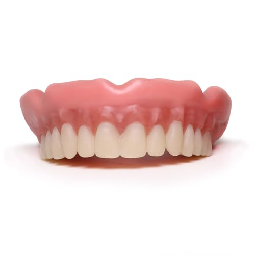 Image of Easy Denture: Boil-&-Bite Functional Denture, Self-fit at Home in Mins, Adjusts for Narrow or Wide Arches, Long-term or temporary Solution, Eat, Drink and Smile Confidently, S /M Upper Arch