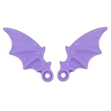 Bat Wings License Plate Decor - Personalized License Plate Added Decoration for Cool Car Front Plates and Back Plates - Wings for Decorative License Plates - Purple, 3.5 Inches, 2 Pairs