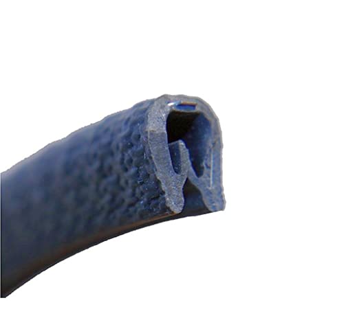 EUTRAS [3 m] protector de cantos 1-2 mm negro - se sujeta sin adhesivo - perfecto para chapa y puertas de coches - protege y desactivado los cantos - calidad industrial TOP Made in Germany Cover