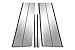 QMI Pillar Posts 6 Piece Set P120120-6 Stainless Steel Mirror Finish