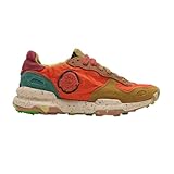 Satorisan - Chacrona Linen - Zapatillas Casual para Hombre - Sneakers Urbanas Cuero y Lino Respetuosas, Cómodas y Duraderas - Color Rhubarb Juice M - Talla 42