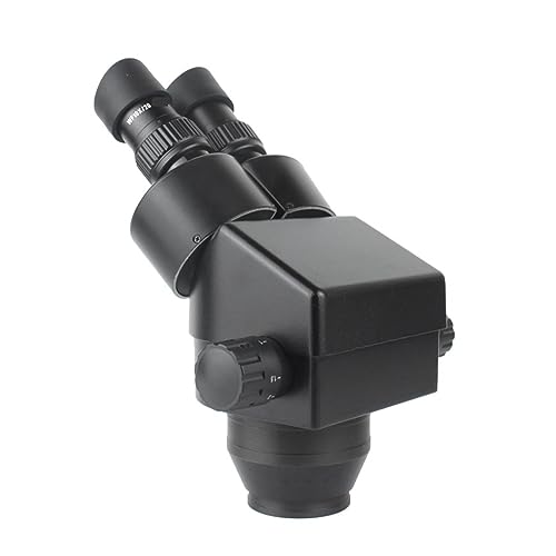 Cámara para microscopio industrial binocular con aumento 7X-45X y anillo de 56 luces LED 6