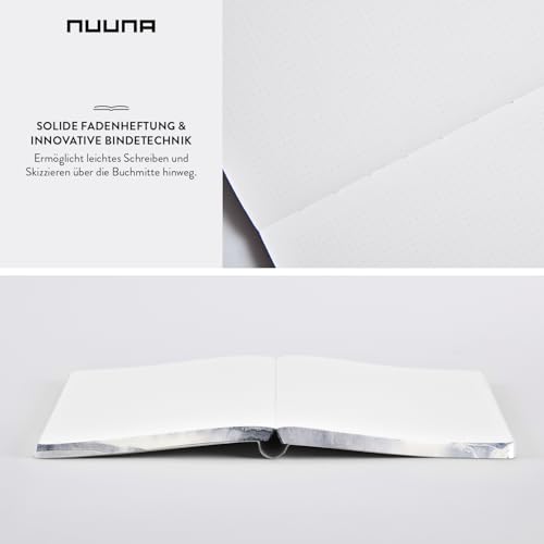 Nuuna Carnet Composition L Zen : carnet de notes créatif à points format L