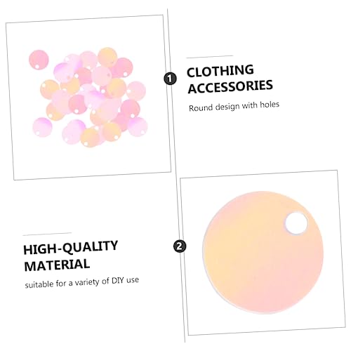 TEHAUX 1 Pacote/45G Sinfonia Buraco Pendurado Copo Lantejoulas Lantejoulas Acessórios Para Roupas Bo