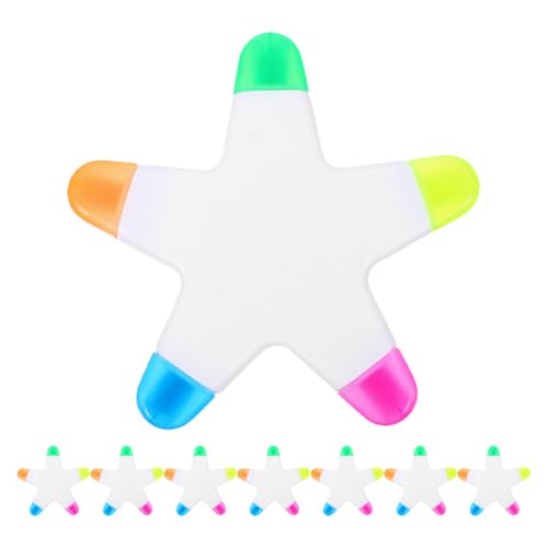 Surligneurs étoile fluorescents pour vos loisirs créatifs