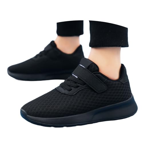 Girls Sneakers Breathable Mesh Sports Shoes with Hook Loop Closure for Running Casual Wear Lightweight Flexible Sole2