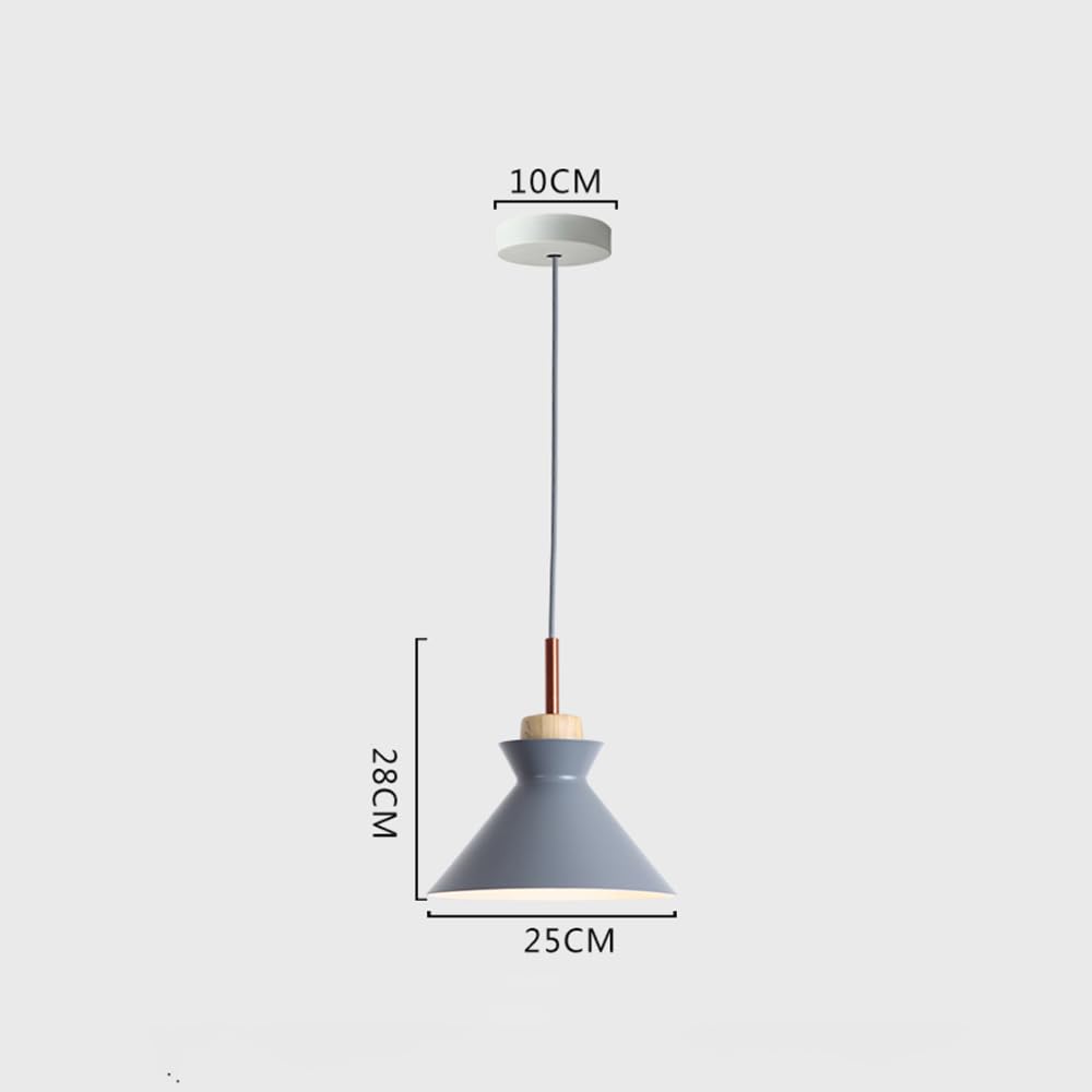 Minimalistyczne żyrandole do jadalni i baru nowoczesne żyrandole Nordic szary E27 żyrandol do nauki sypialnia lampy wiszące w strefie uśpionej firmy