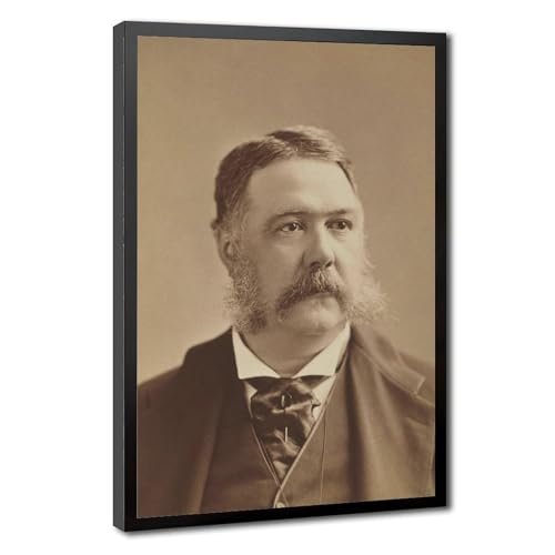 Portrait de Chester A Arthur affiche sur toile idéale pour habiller un grand mur