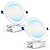 Sunco 2 Pack 6 Inch Ultra Thin LED Recessed Ceiling Lights, Slim Selectable CCT, 2700K/3000K/4000K/5000K/6000K, Dimmable, 14W, Wafer Thin, Canless with Junction Box