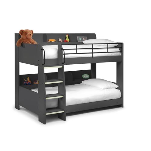 Julian Bowen Domino Bunk Bed, Anthracite