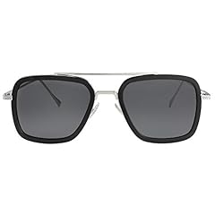 Black Silver Frame Grey Lens