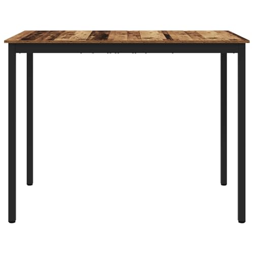 Table mange-debout rectangulaire gain de place avec plateau bois - 6