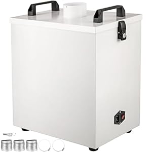 PEIXU Rookreiniger, 80 W, zuivere rookreiniger, 220 V, rookafzuiging, 180 m³/h rookfilter, voor CNC-graveermachine