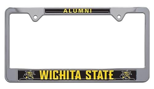 Wichita State Shockers Metal License Plate Frame (Alumni Chrome)
