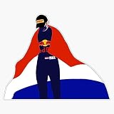 Max Verstappen Zandvoort 2021 Racing F1 Formula One Netherlands Dutch Grand Prix 5" Vinyl Decal Bumper Sticker