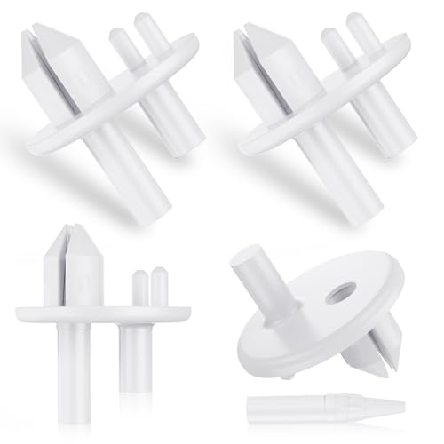 Image of Crisper Shelf Cover Support, 4Pcs Refrigerator Shelf Parts Compatible with Frigidaire Fridge Bracket Replace for 1513081 240423701 240350802 AH2358879 AP4393090 EA2358879 PS2358879(241993001)