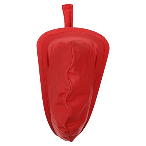 Lejafay Men's Sissy Chastity Cover Lingerie Invisible C-String Underwear Mini Briefs Thongs T Black2