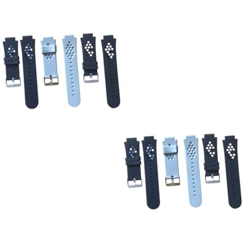 Angoily 2sets Strong Durability Kids Watch Digital Watch for Kids Silicone Watchband Comfortable Fit 3pcs*2 - Main Image