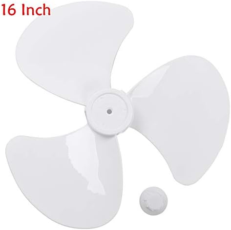 Miniatura 3 de renvena Aspa De Ventilador de 16 pulgadas de repuesto con cubierta de tuerca, accesorios de ventilador de escritorio blanco de 16 pulgadas